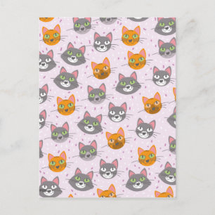 Carte Postale Chats et Chatons