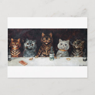 Carte Postale Chats, Louis Wain