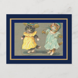 Carte postale Chats Vintages ignorés