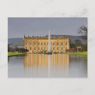 Carte postale Chatsworth House Lake Reflections Ro