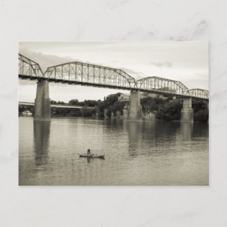 Carte Postale Chattanooga, TN - Pont de la rue Walnut