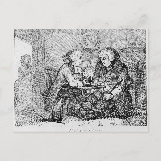Carte Postale Chatte, illustration (Devant)