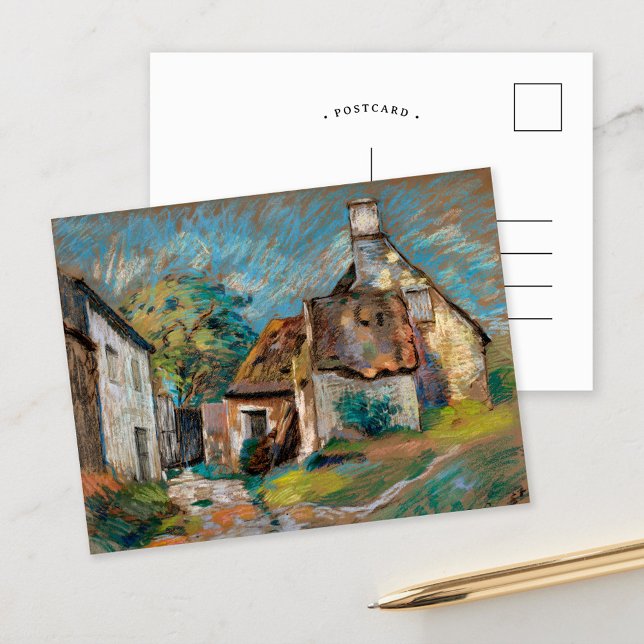Carte Postale Chaumières | Armand Guillaumin (Créateur téléchargé)