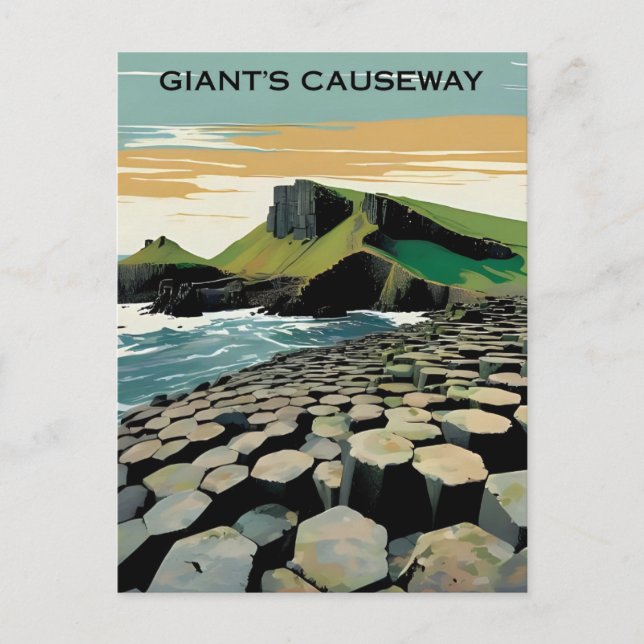 Carte Postale Chaussée des Géants Irlande (Devant)