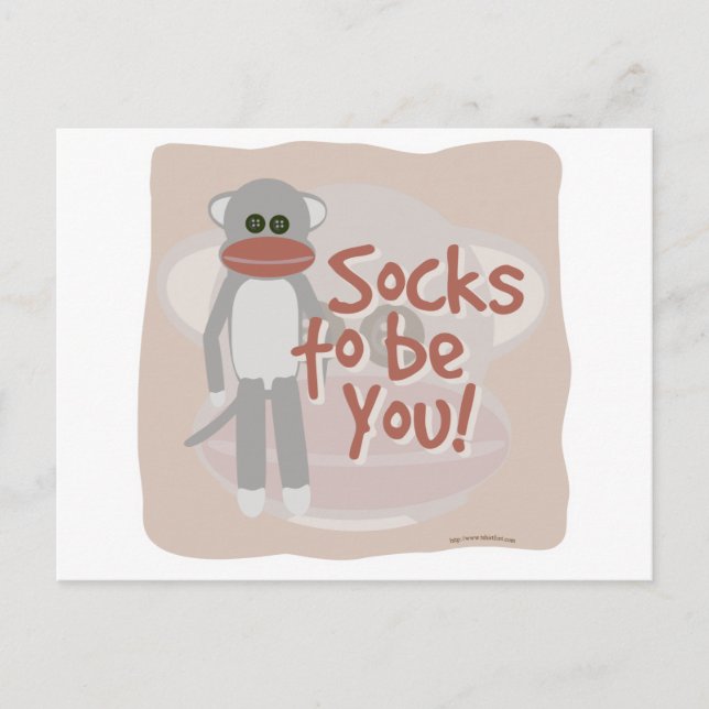 Carte Postale Chaussettes pour être Toi ! (Devant)