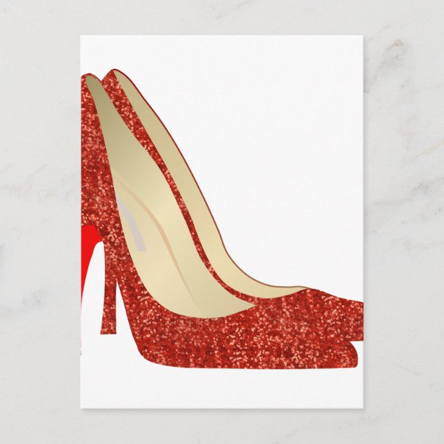 Carte Postale chaussons rubis (Devant)