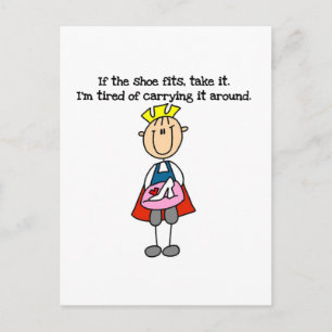 Carte Postale Chaussure convient Prince Tshirts et cadeaux