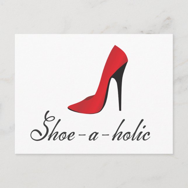 Carte Postale Chaussure-un-holic (Devant)