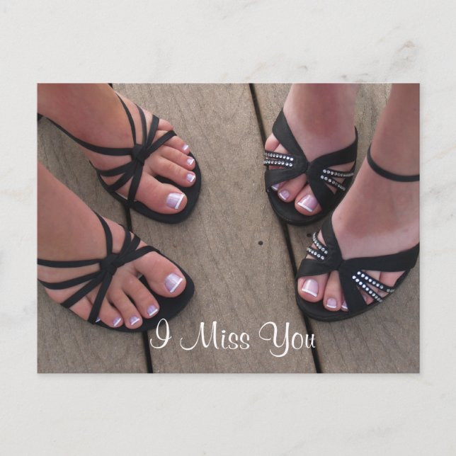 Carte postale Chaussures (Devant)