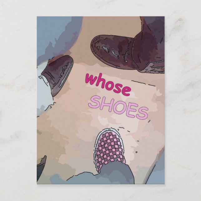 Carte Postale Chaussures de dont (Devant)