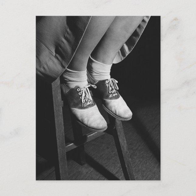 Carte Postale Chaussures de selle, 1934 (Devant)