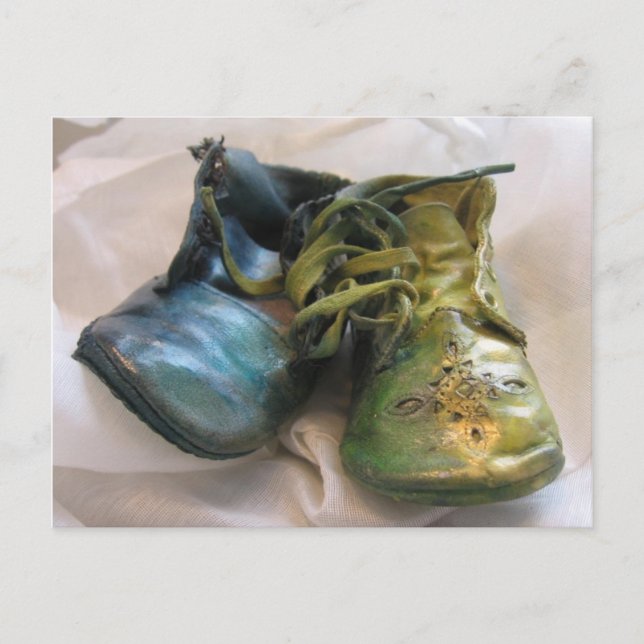 Carte postale Chaussures pour bébé (Devant)
