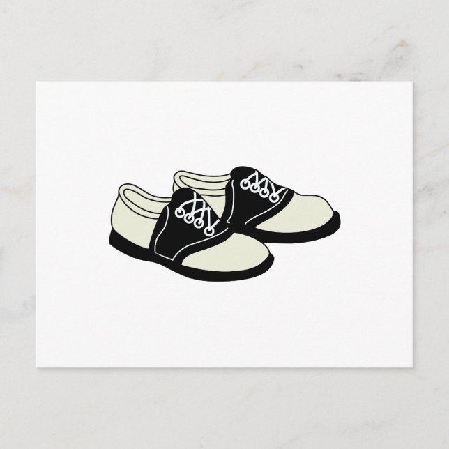 Carte Postale Chaussures Saddle (Devant)