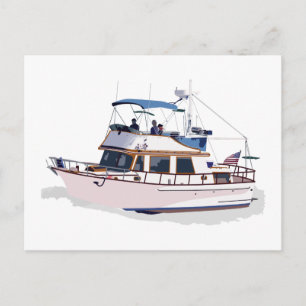 CARTE POSTALE CHB DIESEL TRAWLER