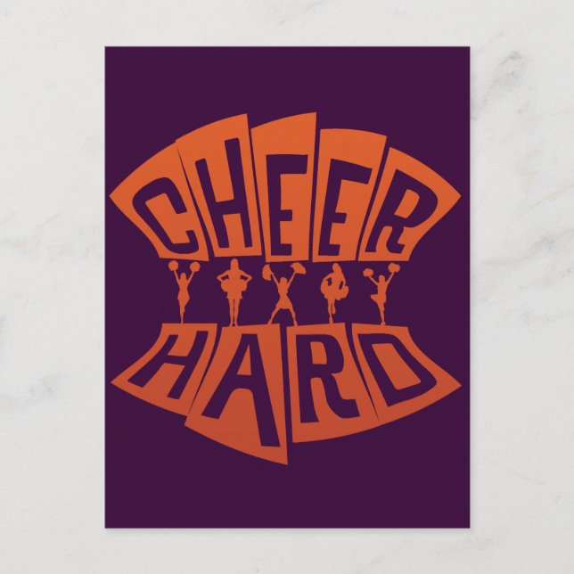 CARTE POSTALE CHEER HARD (Devant)