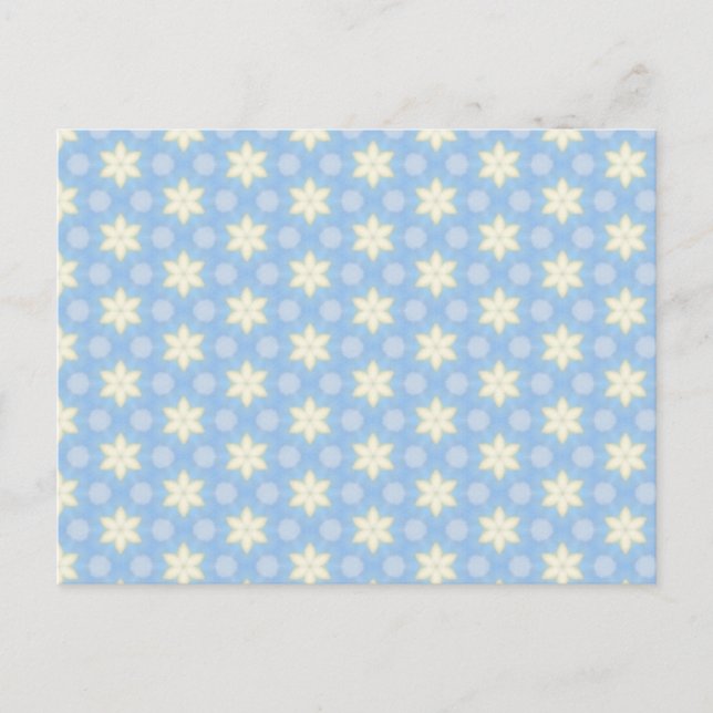 Carte Postale Cheerful Yellow Star Pattern Postcard (Devant)