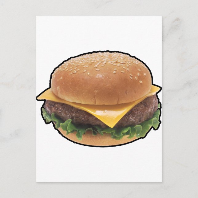 Carte Postale Cheeseburger (Devant)