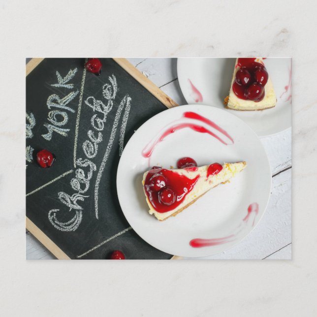 Carte Postale cheesecake de New York (Devant)