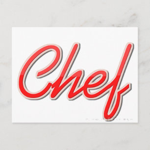 Carte Postale Chef