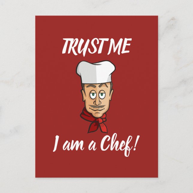 Carte Postale Chef (Devant)