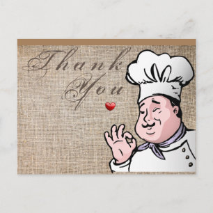 Carte postale Chef