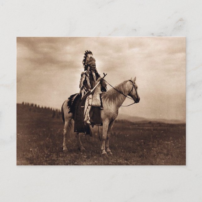 Carte Postale Chef de guerre vintage (Devant)