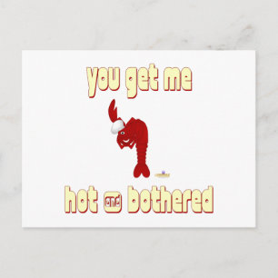 Carte Postale Chef De Homard Rouge, Vous Me Trouvez Chaud Et Ins