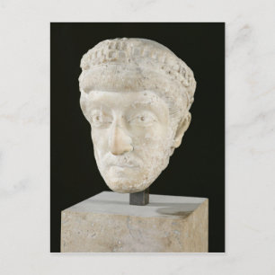 Carte Postale Chef de l'empereur Théodose II