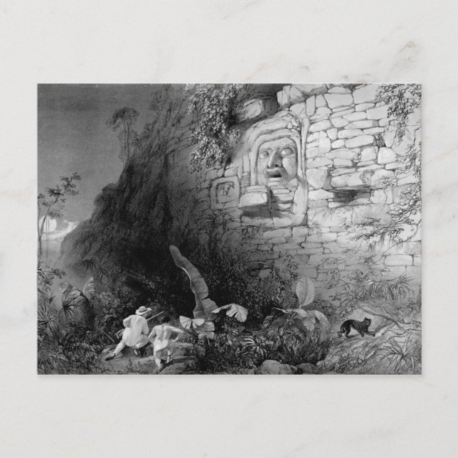 Carte Postale Chef d'Itzam Na, Izamal, Yucatan, Mexique, 1844 (Devant)