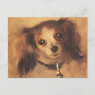 Carte Postale Chef d'un chien par Pierre Renoir, Art Vintage