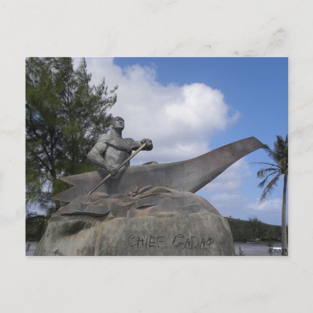 Carte Postale Chef Gadao (Devant)