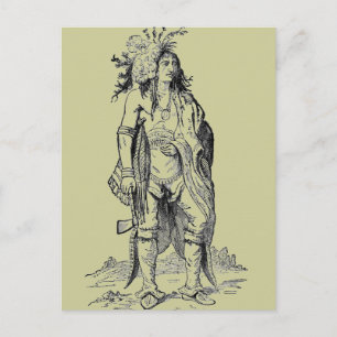 Carte Postale Chef indien Poscard