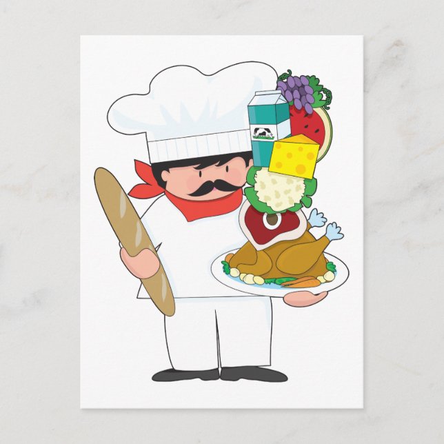 Carte Postale Chef Stack (Devant)