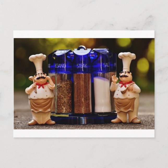 Carte Postale Chef stand (Devant)