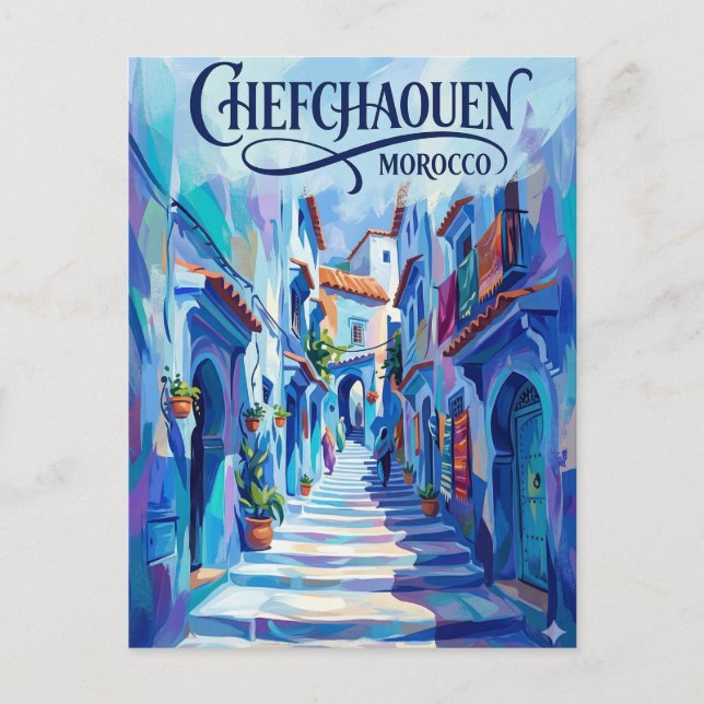 Carte Postale Chefchaouen Maroc (Devant)