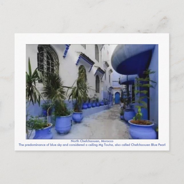 Carte Postale Chefchaouen Nord, Maroc (Devant)
