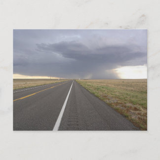 Carte Postale Chemin dans la tempête