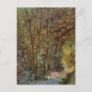 Carte Postale Chemin dans les Bois par Vincent van Gogh