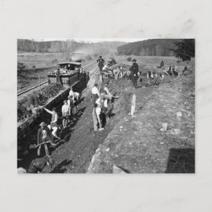 Carte Postale Chemin de fer de la guerre civile à Clifton, Virgi