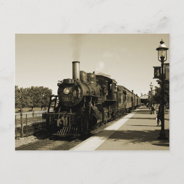 Carte Postale Chemin de fer historique (Devant)