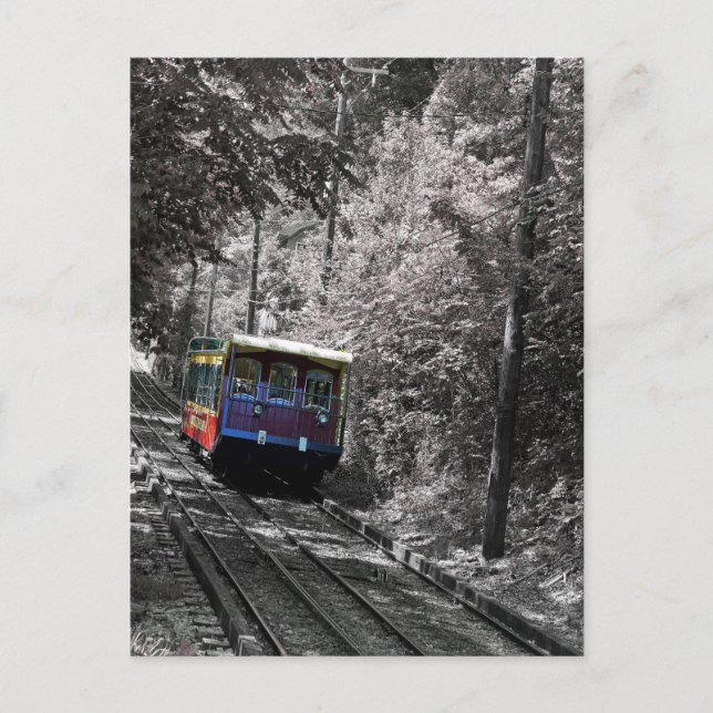 Carte Postale Chemin de fer incliné (Devant)