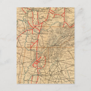 Carte Postale Chemin de fer Louisville et Nashville