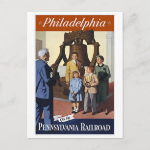 Carte Postale Chemin de fer Philadelphia Pennsylvania