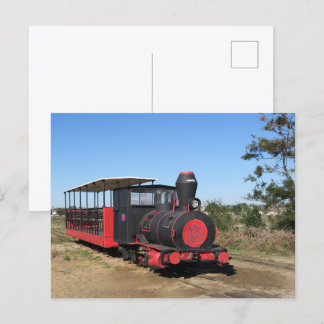 Carte Postale chemin de fer,va à Praia do Barril,portugal