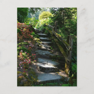 Carte Postale Chemin de jardin enchanté