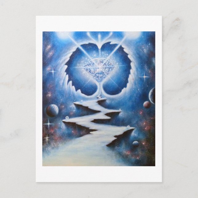 Carte Postale Chemin du coeur (Devant)