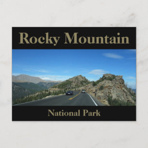 Carte Postale Chemin Trail Ridge Road Parc national des Rocheuse