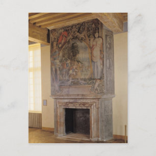 Carte Postale Cheminée dans la Chambre du Roi