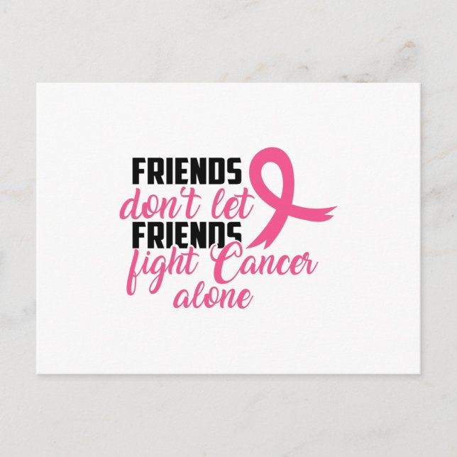 Carte Postale Chemise à ruban pour la sensibilisation au cancer (Devant)