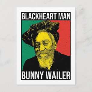 Carte Postale Chemise Bunny Wailer Reggae Rasta Jamaïque Roots 